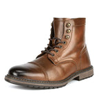 Bruno Marc Men's Motorcycle Combat Oxford Boots