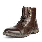 Bruno Marc Men's Motorcycle Combat Oxford Boots