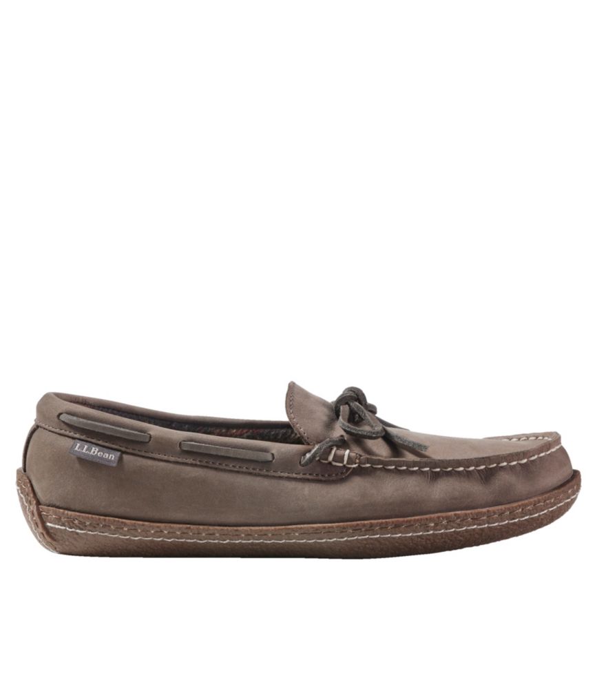 Men'S L.L.Bean Handsewn Slippers, Flannel-Lined