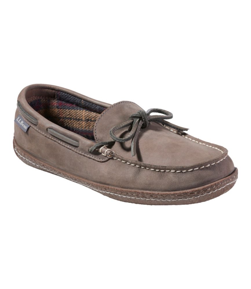 Men'S L.L.Bean Handsewn Slippers, Flannel-Lined