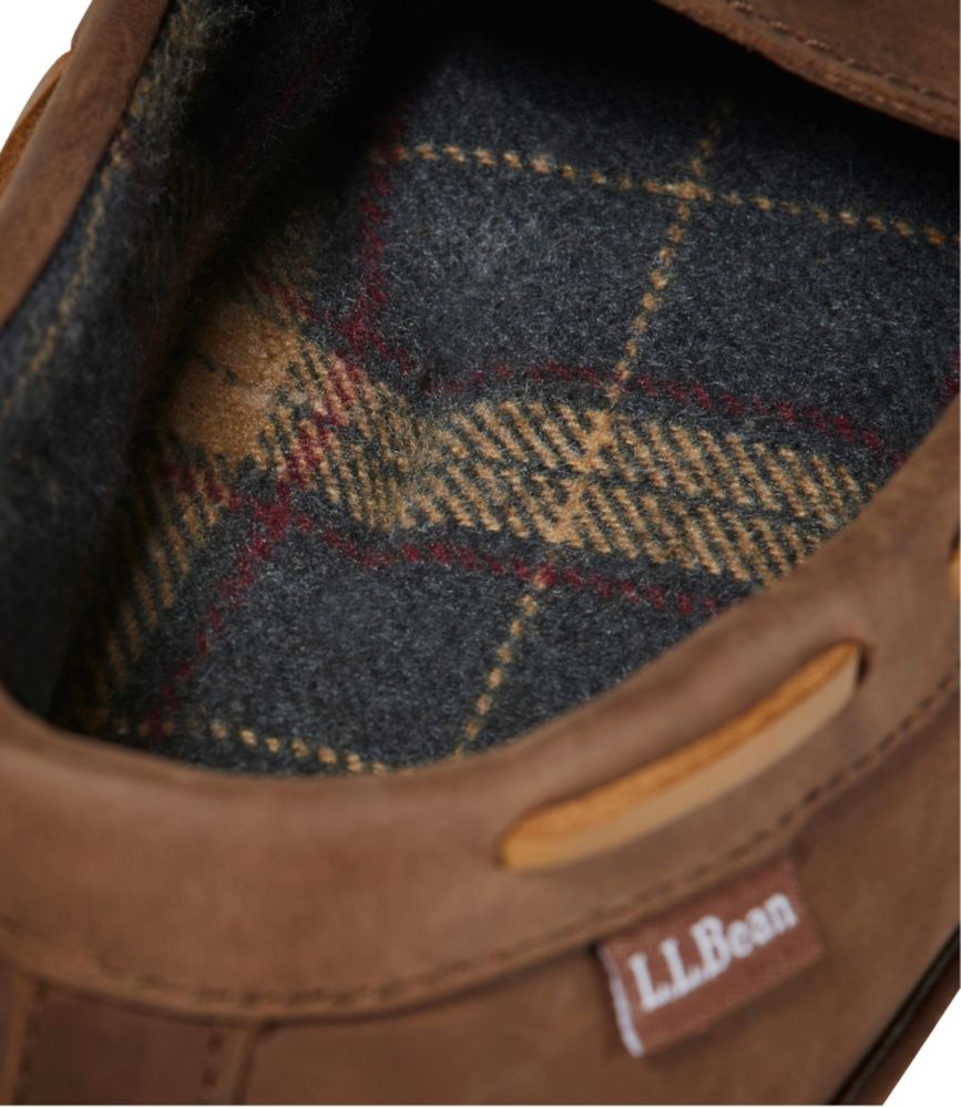 Men'S L.L.Bean Handsewn Slippers, Flannel-Lined