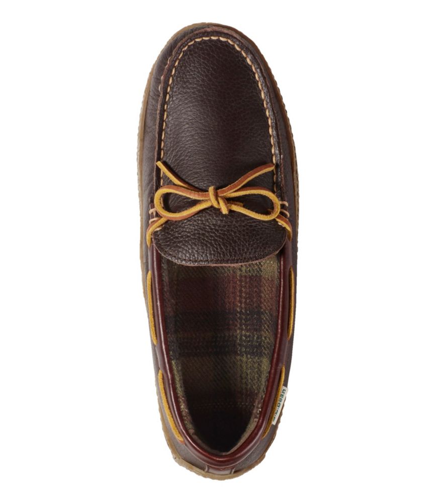 Men'S L.L.Bean Handsewn Slippers, Flannel-Lined