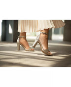 Naturalizer Women's Joy Square Toe Ankle Strap Dress Sandals