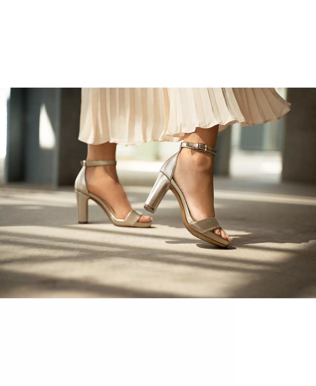 Naturalizer Women's Joy Square Toe Ankle Strap Dress Sandals