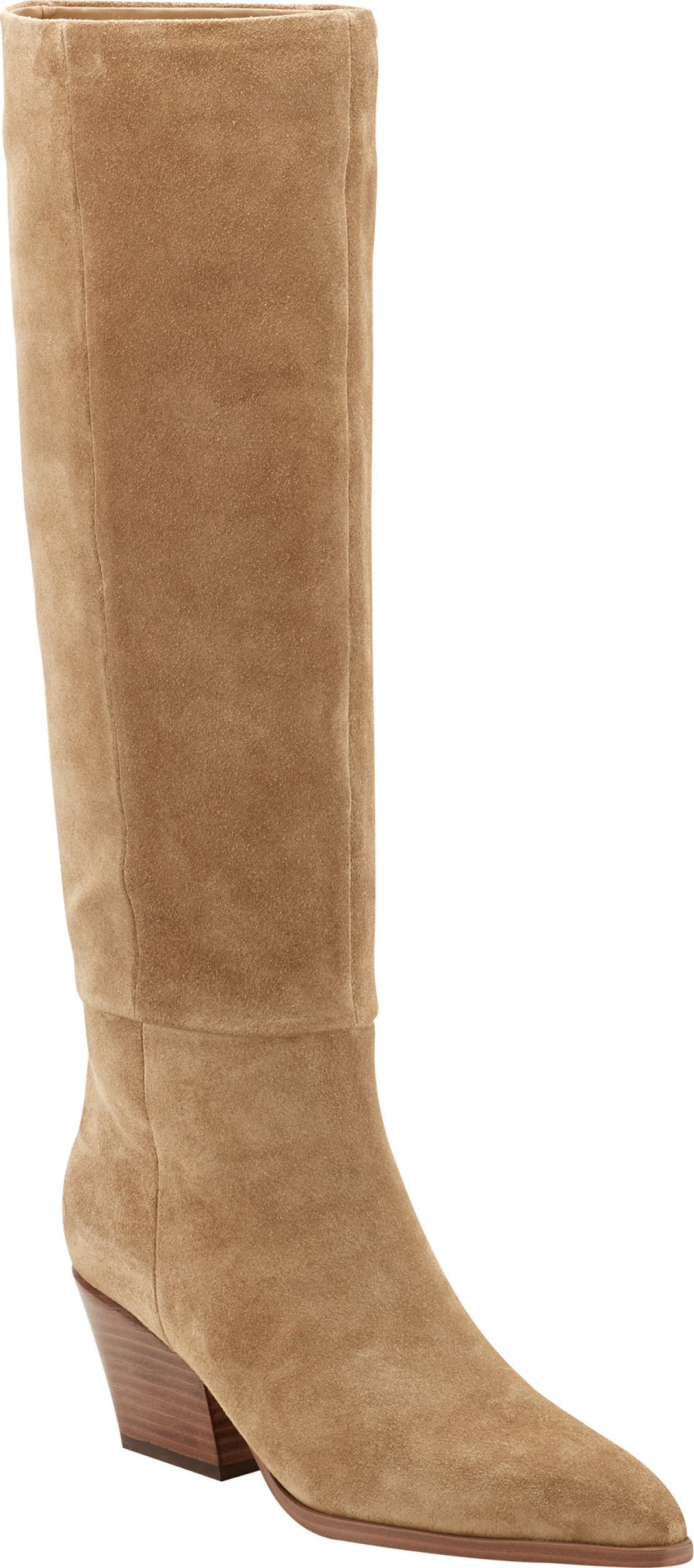 Marc Fisher Tarrie Tall Block Heel Boot - Women's