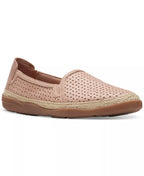 Clarks Slip-On Espadrille Leather Flats