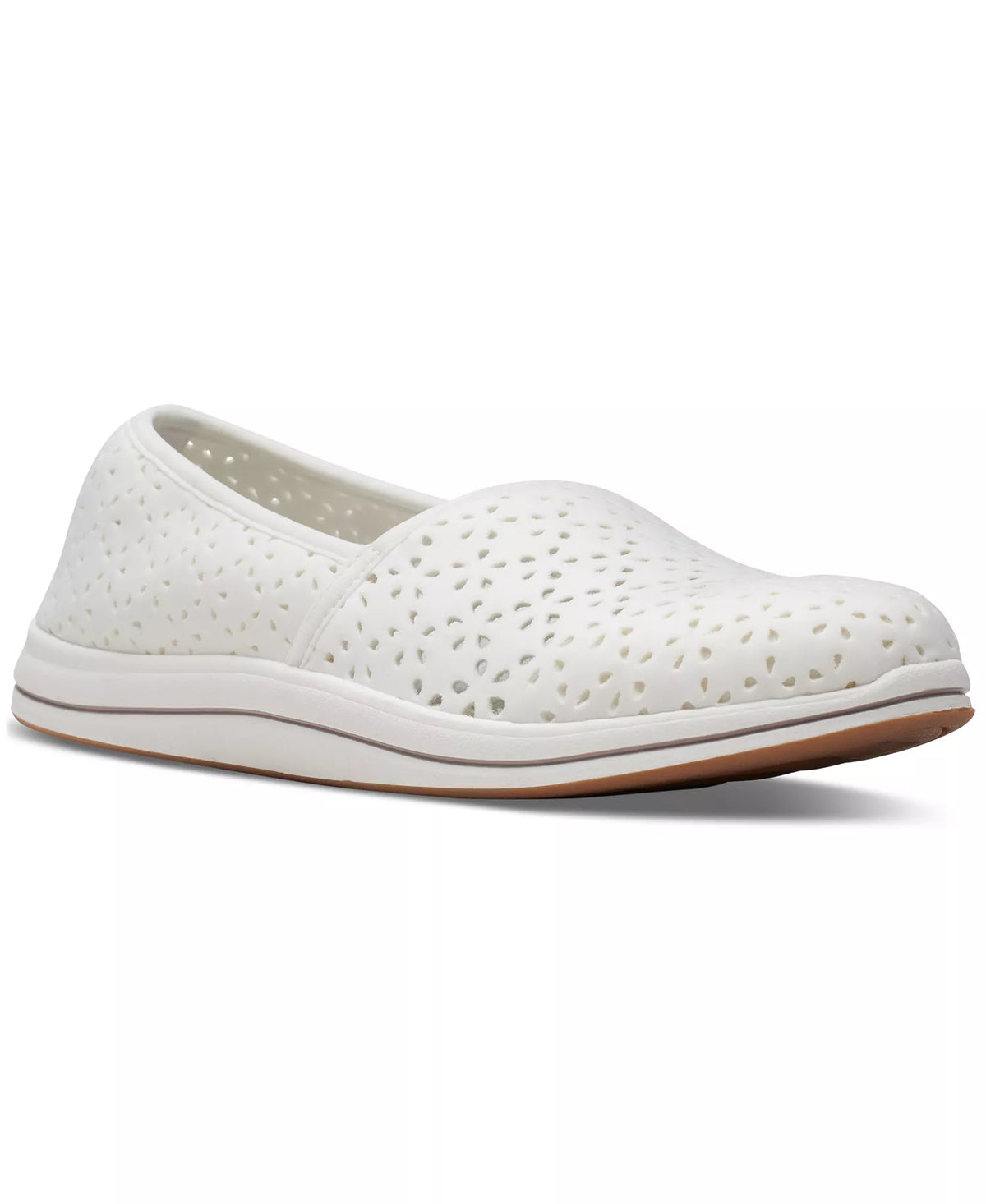 Clarks Women's Cloudsteppers Breeze Emily Perforated Loafer Flats