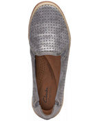 Clarks Slip-On Espadrille Leather Flats