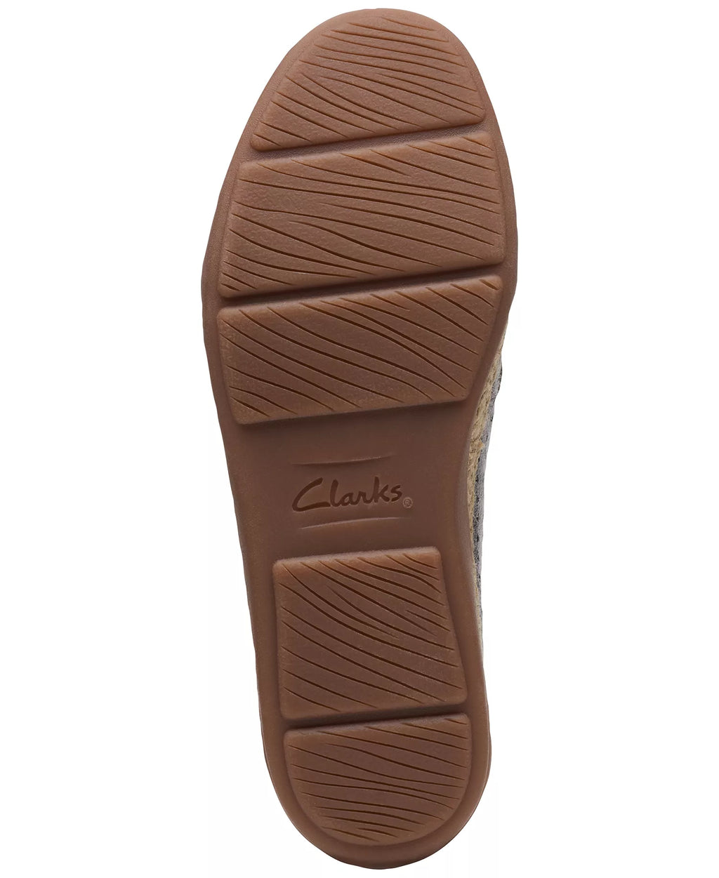 Clarks Slip-On Espadrille Leather Flats
