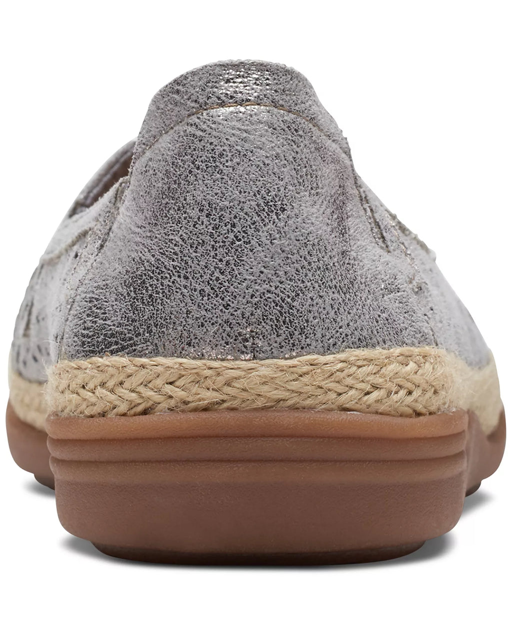 Clarks Slip-On Espadrille Leather Flats