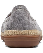 Clarks Slip-On Espadrille Leather Flats
