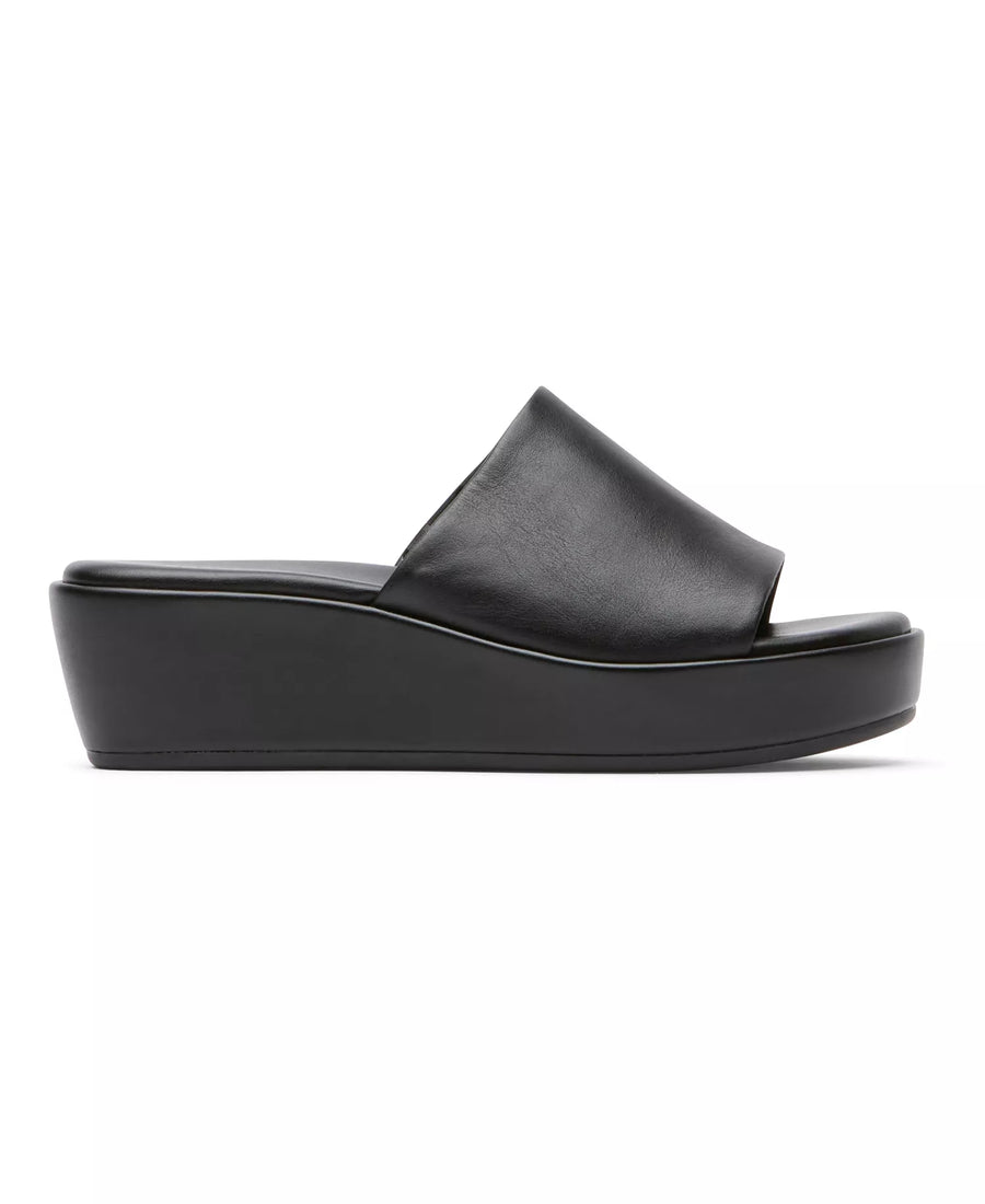 Rockport Women's Aubriella Slip-On Platform Wedge Sandals