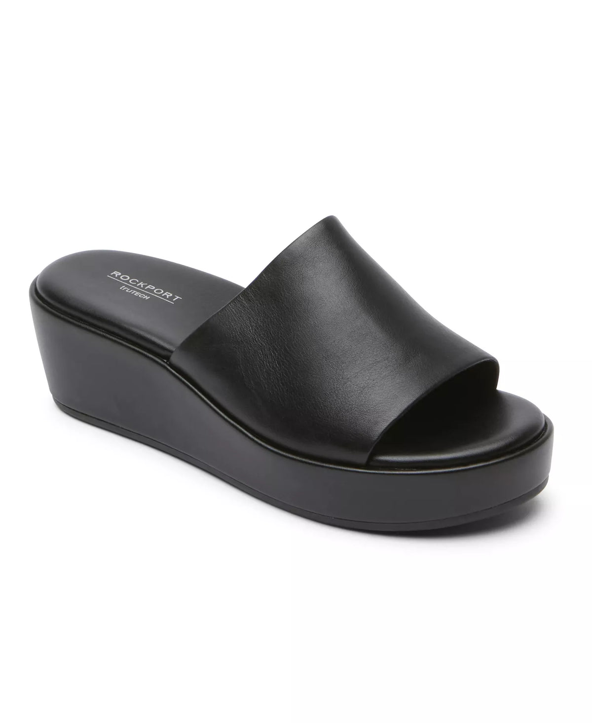 Rockport Women's Aubriella Slip-On Platform Wedge Sandals