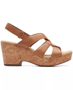 Clarks Women's Collection Giselle Beach Slingback Wedge Sandals