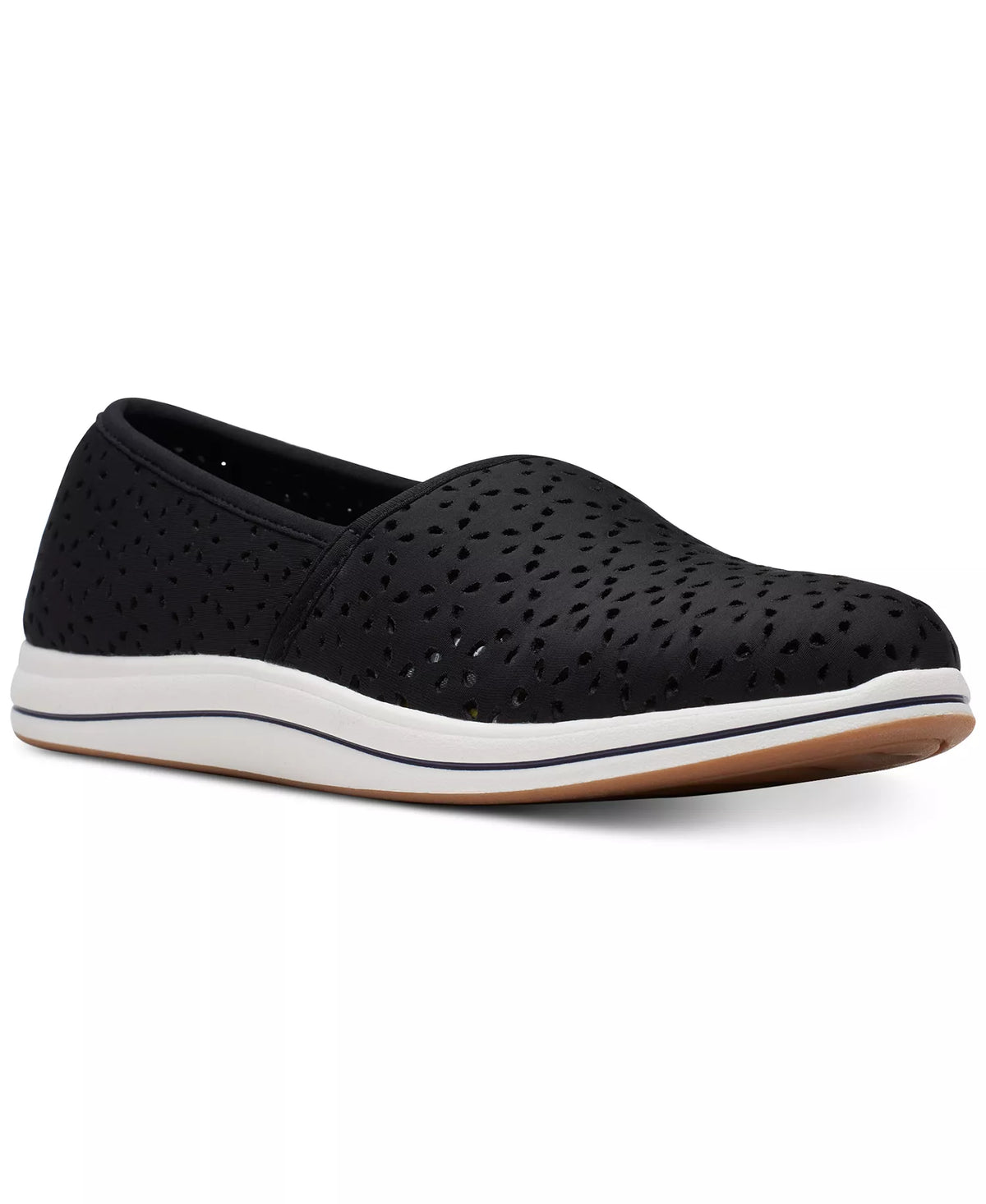 Clarks Women's Cloudsteppers Breeze Emily Perforated Loafer Flats