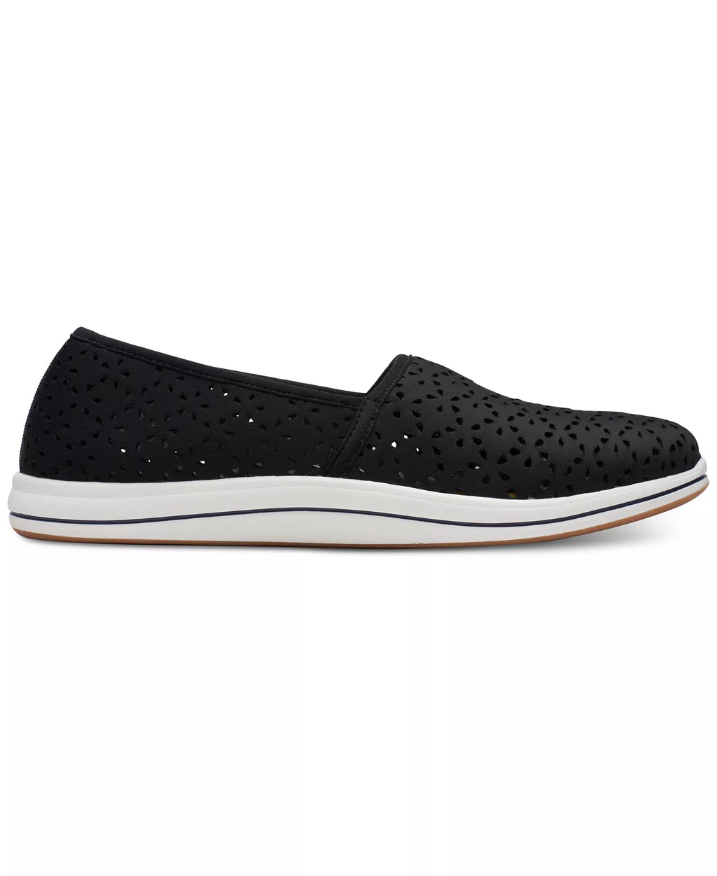 Clarks Women's Cloudsteppers Breeze Emily Perforated Loafer Flats