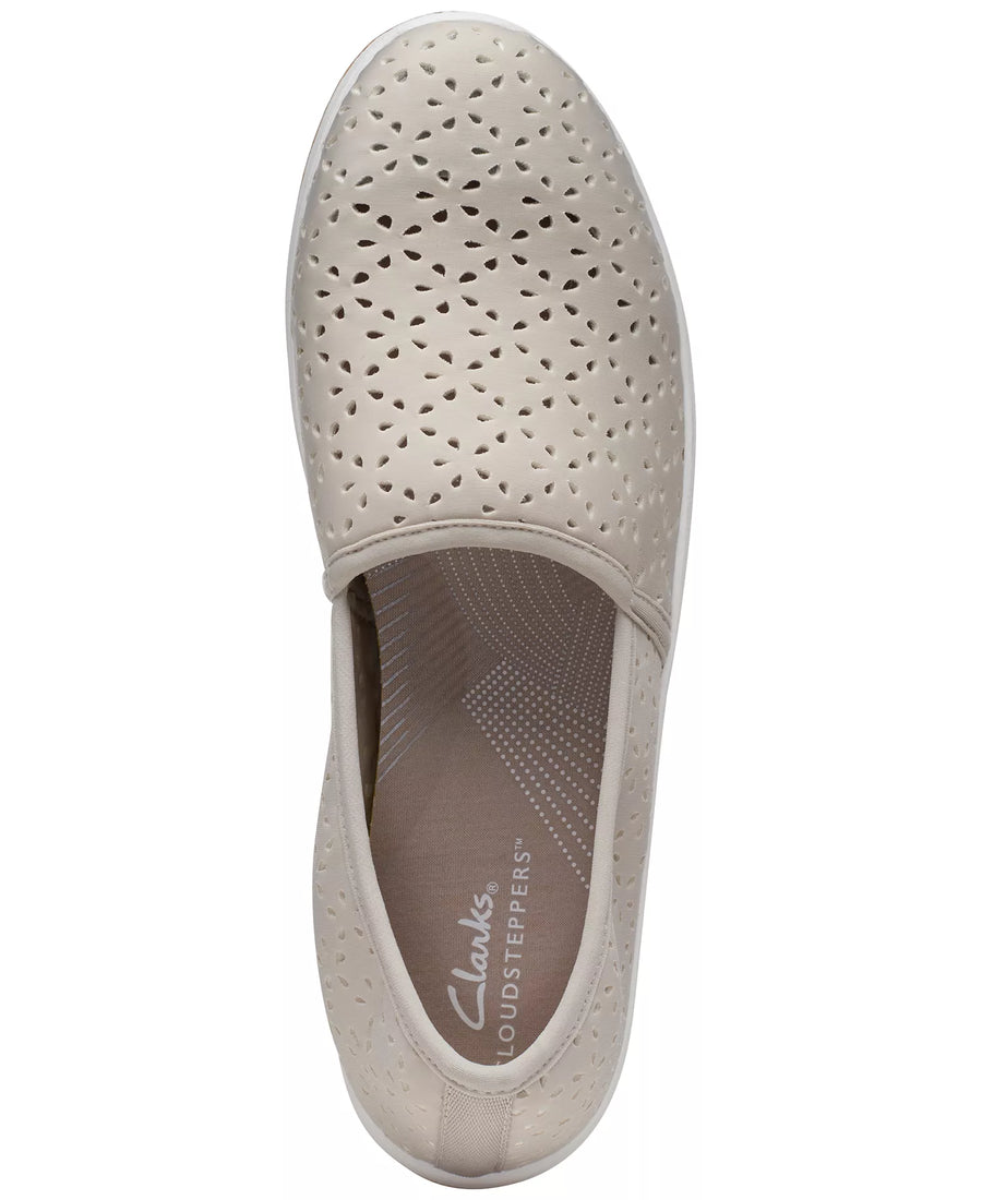 Clarks Women's Cloudsteppers Breeze Emily Perforated Loafer Flats