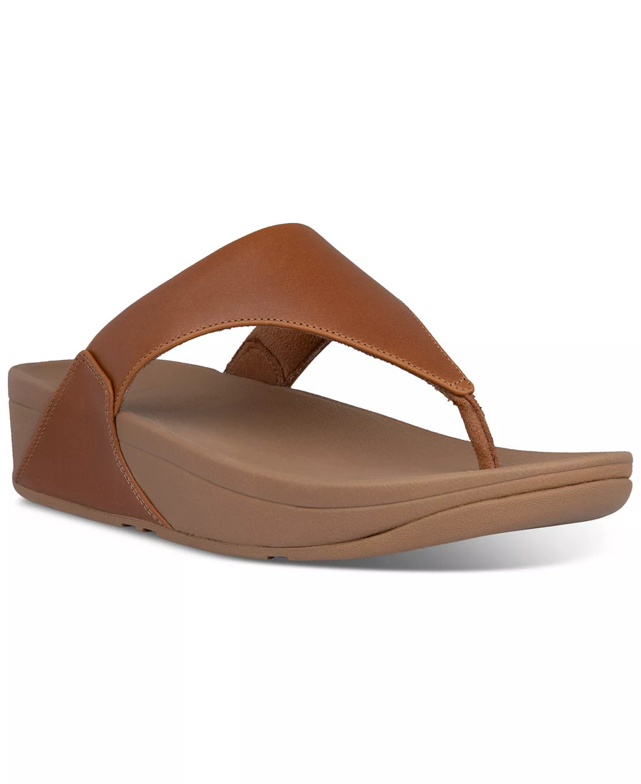 FitFlop Lulu Leather Toe-Thongs Casual Sandals