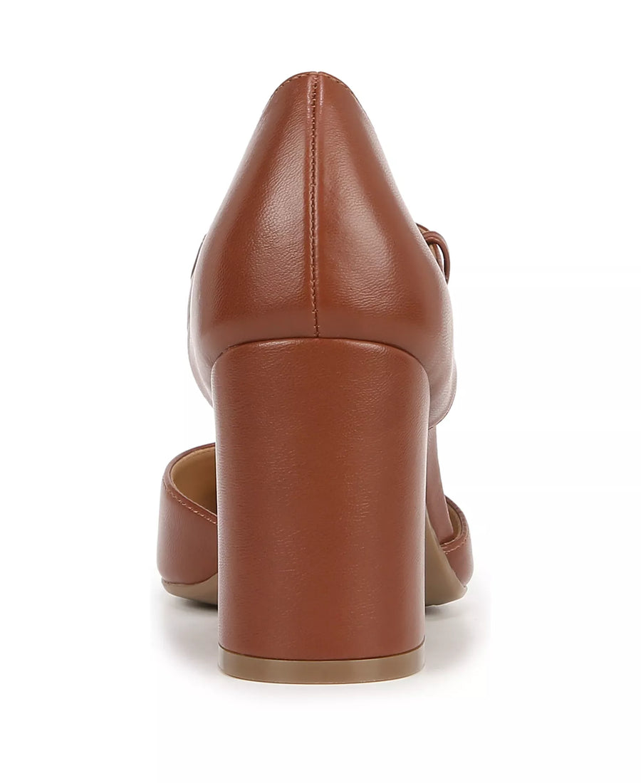 Naturalizer Women's Pixie Mary Jane Pointed Toe Block Heel Pumps