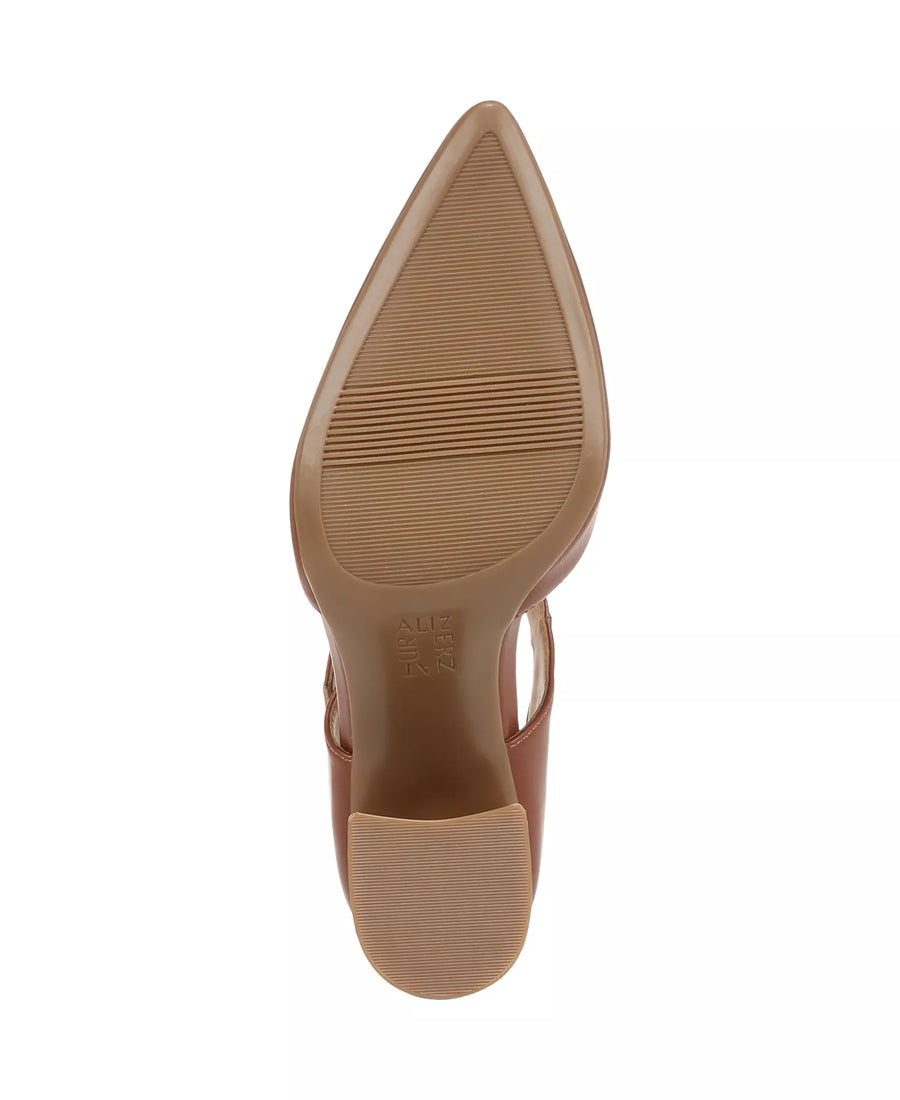 Naturalizer Women's Pixie Mary Jane Pointed Toe Block Heel Pumps