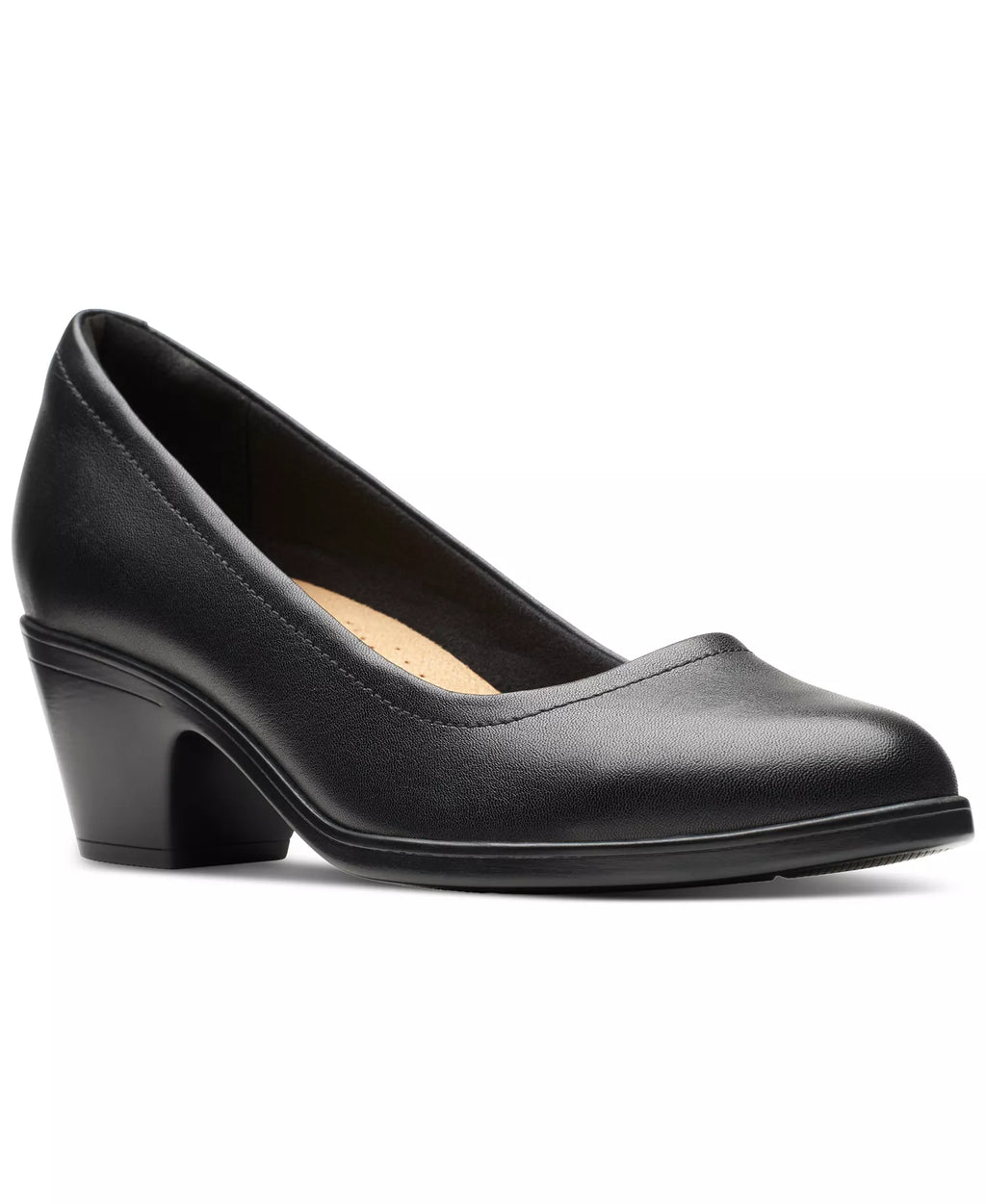Clarks Women's Emily Ruby Block-Heel Comfort Pumps