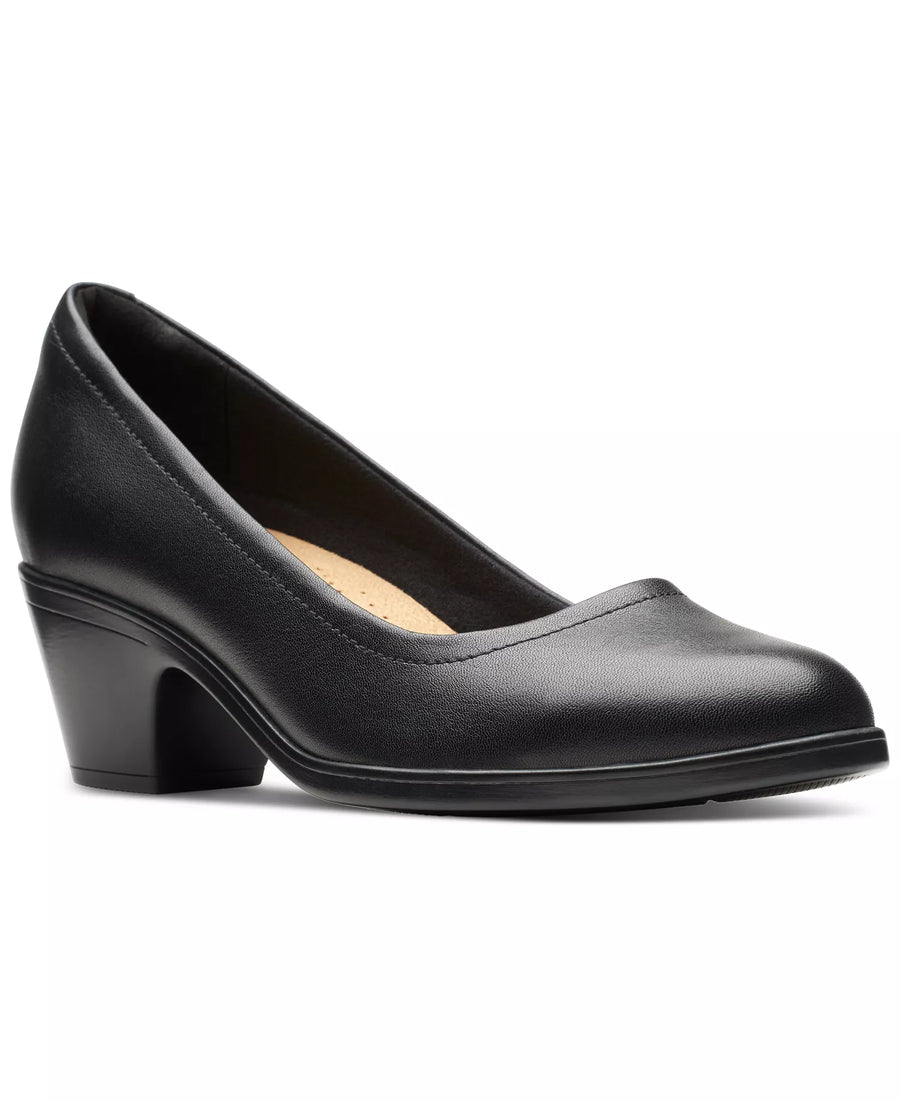 Clarks Women's Emily Ruby Block-Heel Comfort Pumps