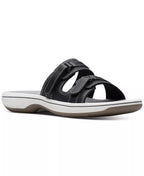 Clarks Women's Cloudsteppers Breeze Piper Comfort Slides