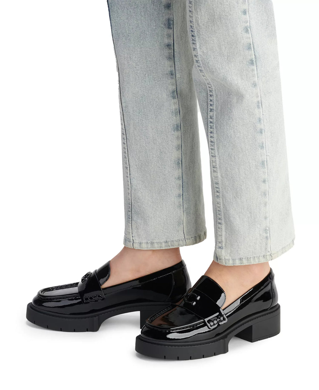Coach Women's Leah Platform Lug Sole Loafers