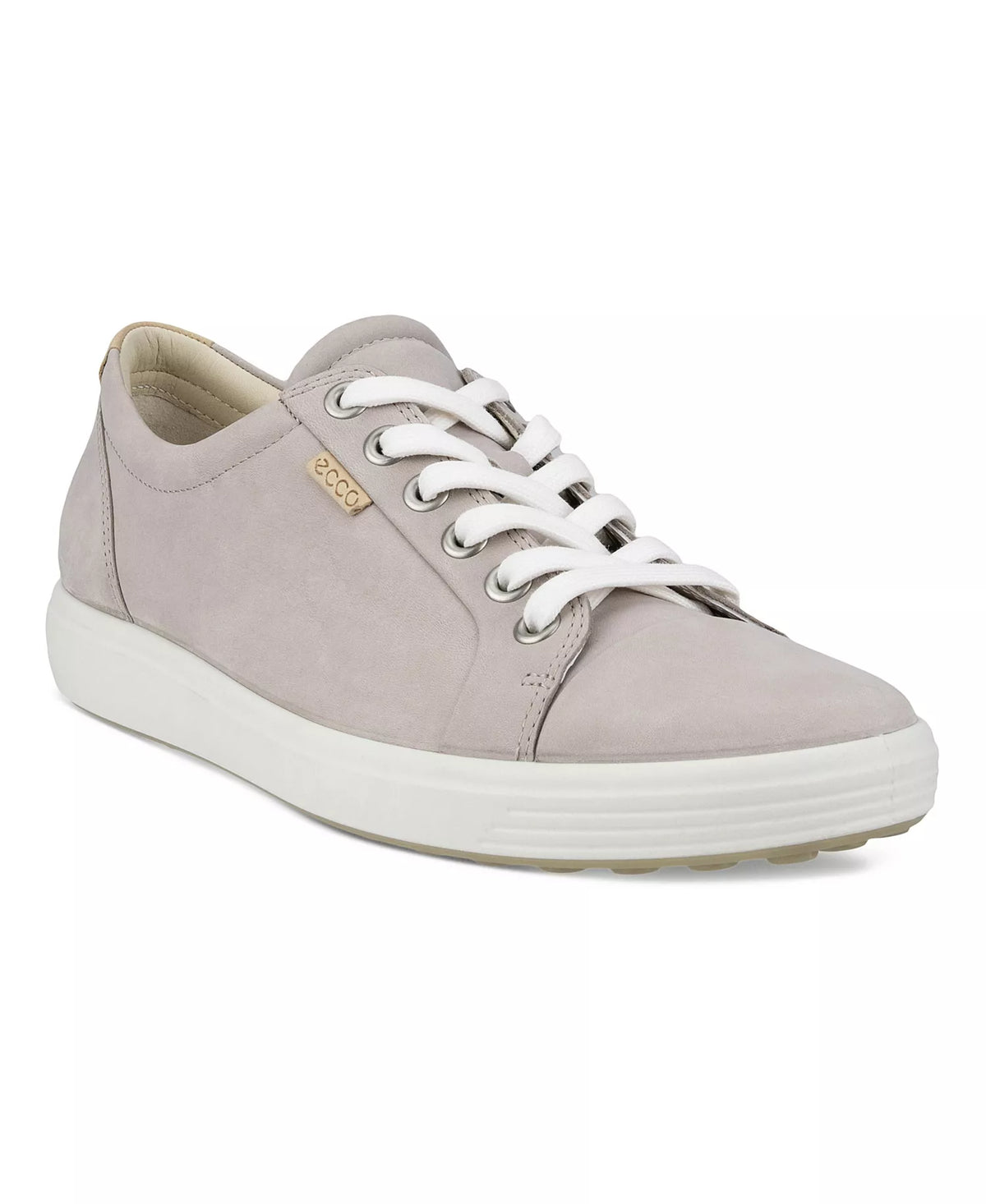 Ecco Soft 7 Leather Lace-Up Casual Sneakers