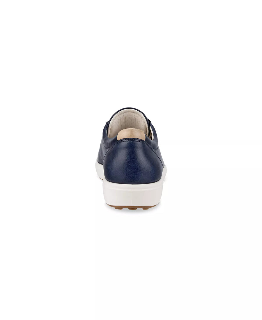 Ecco Soft 7 Leather Lace-Up Casual Sneakers