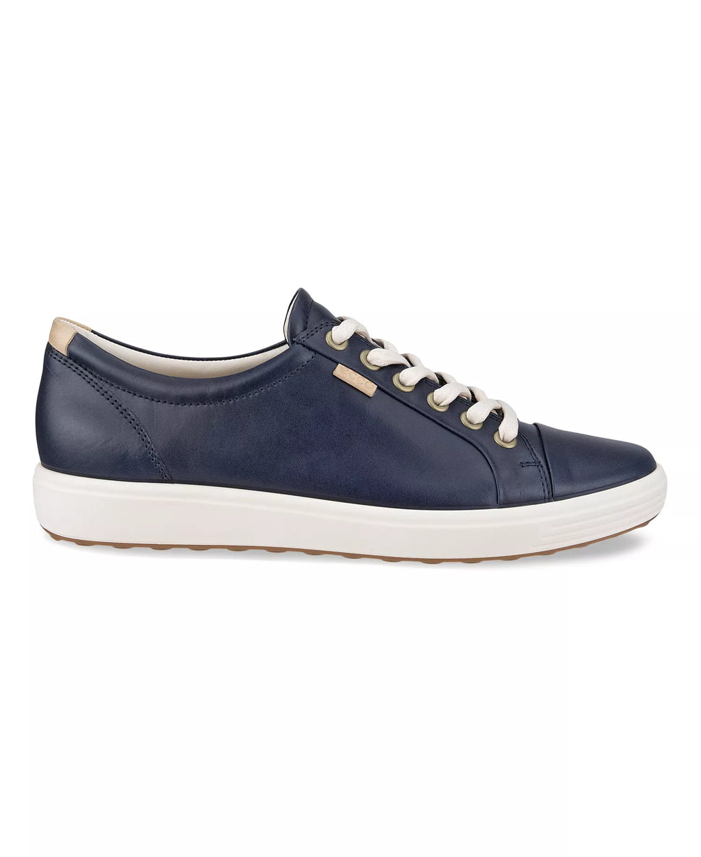 Ecco Soft 7 Leather Lace-Up Casual Sneakers