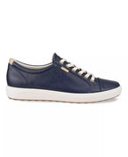Ecco Soft 7 Leather Lace-Up Casual Sneakers