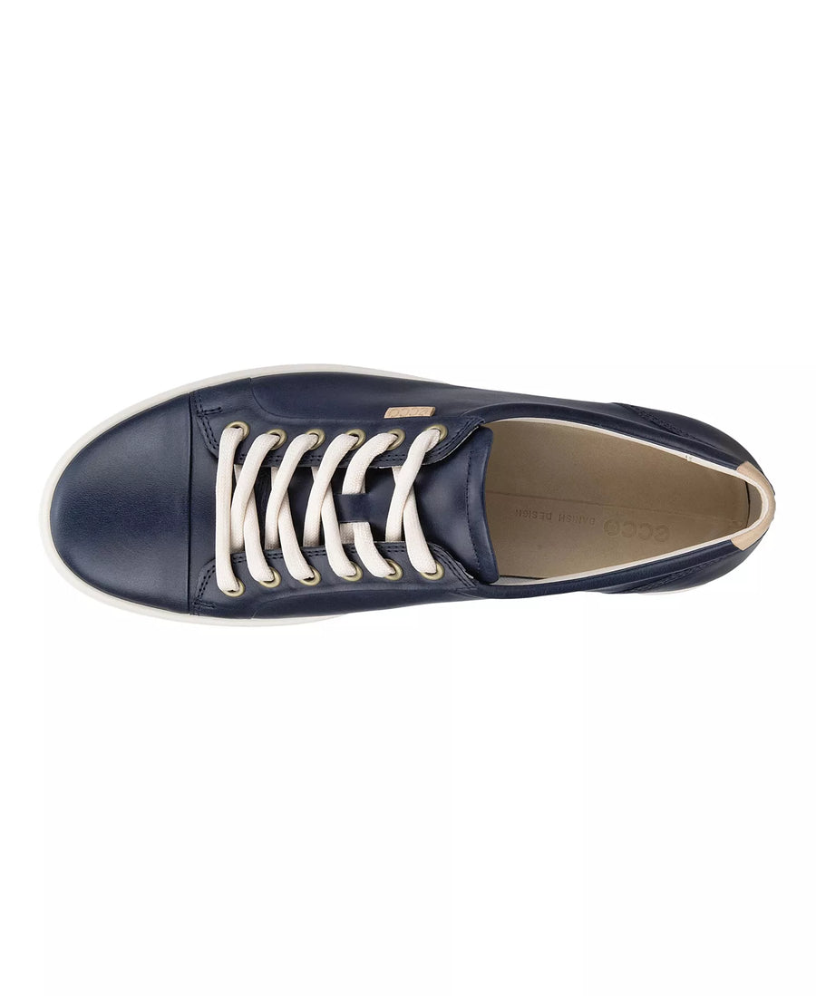 Ecco Soft 7 Leather Lace-Up Casual Sneakers