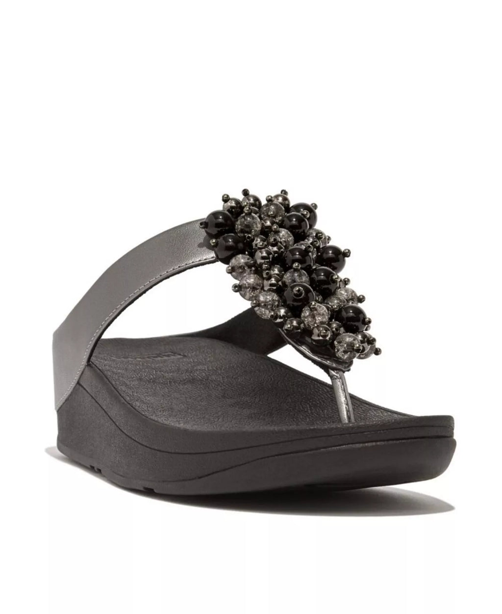 FitFlop Women's Fino Bauble-Bead Toe-Post Sandals