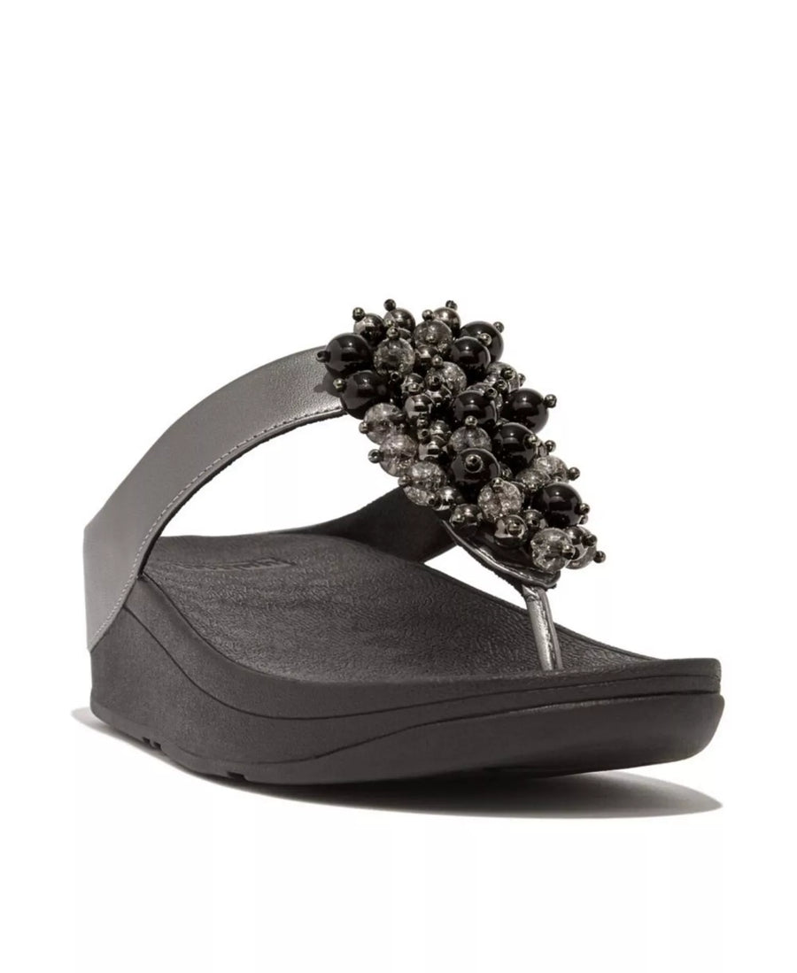 FitFlop Women's Fino Bauble-Bead Toe-Post Sandals
