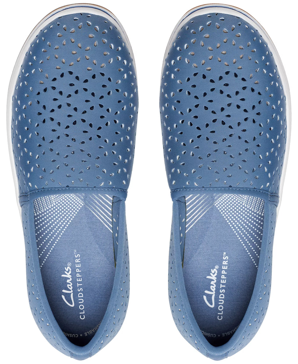 Clarks Women's Cloudsteppers Breeze Emily Perforated Loafer Flats