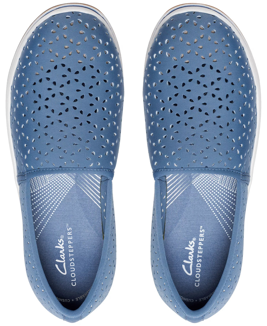 Clarks Women's Cloudsteppers Breeze Emily Perforated Loafer Flats