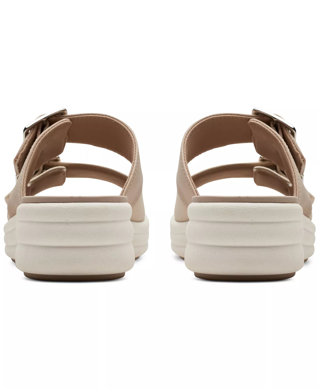Clarks Women's Drift Buckle Slip-On Slide Wedge Sandals