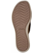Clarks Women's Drift Buckle Slip-On Slide Wedge Sandals