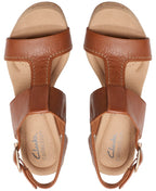Clarks Giselle Style Wedge Heel Platform Sandals