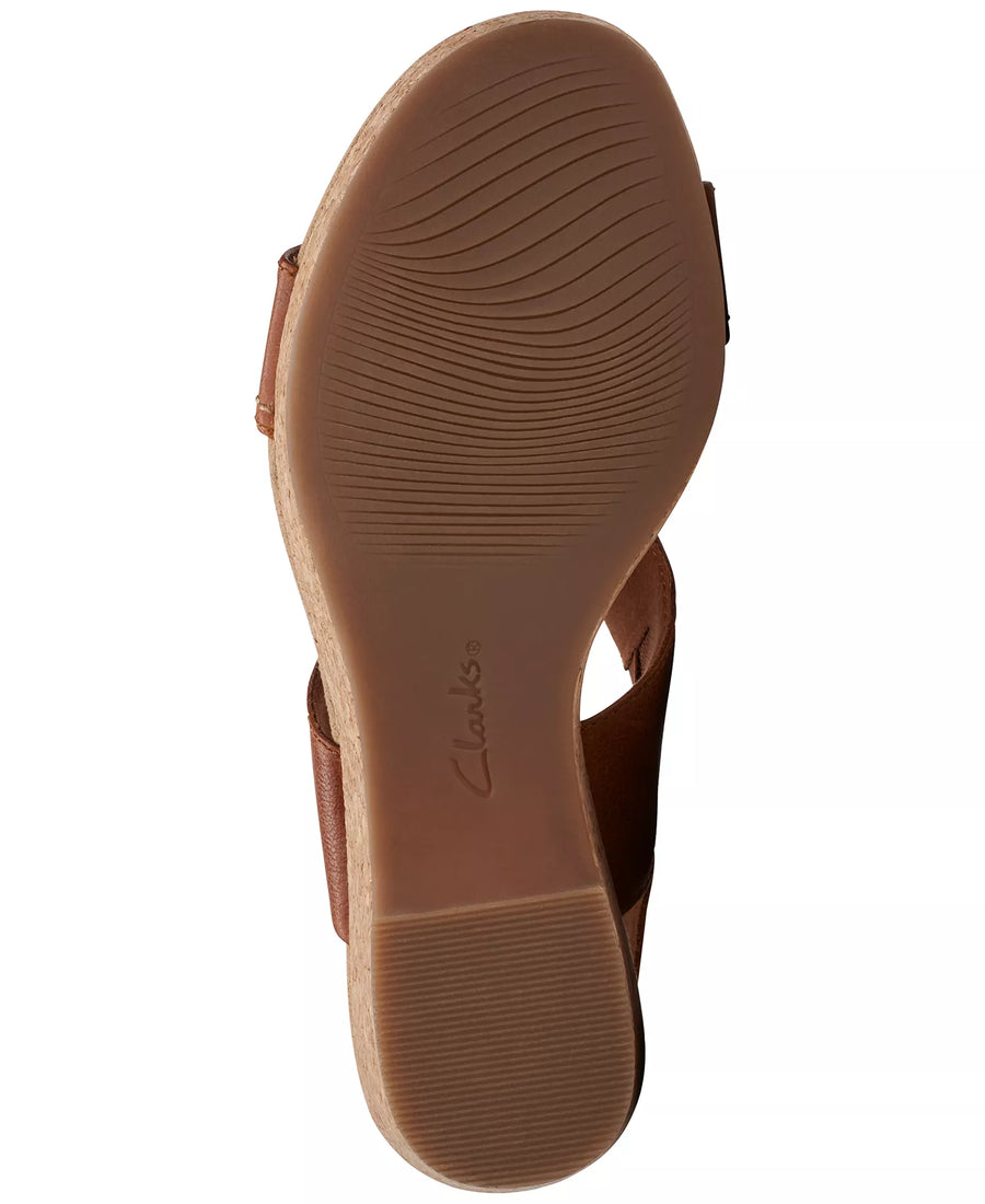 Clarks Giselle Style Wedge Heel Platform Sandals