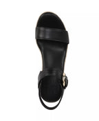Naturalizer Women's Stella Open Round Toe Buckle Wedge Sandals