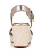 Naturalizer Women's Stella Open Round Toe Buckle Wedge Sandals