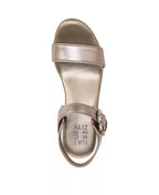 Naturalizer Women's Stella Open Round Toe Buckle Wedge Sandals
