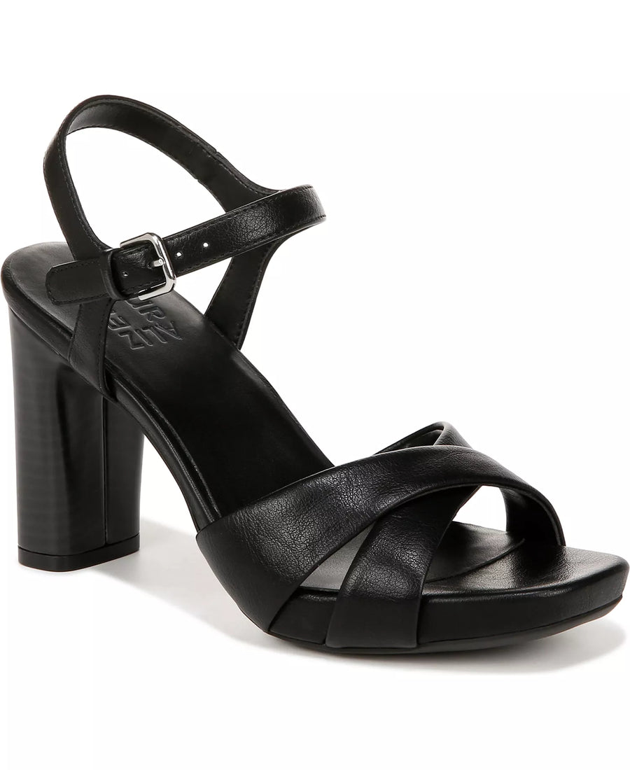 Naturalizer Women's Morgan Open Square Toe Platform Dress Sandals