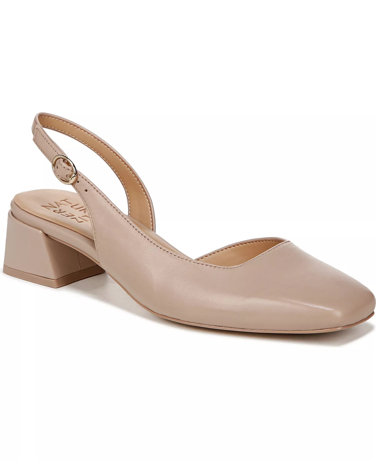 Naturalizer Women's Jayla Mid-Heel Square Toe Slingback Pumps