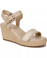 Naturalizer Women's Stella Open Round Toe Buckle Wedge Sandals