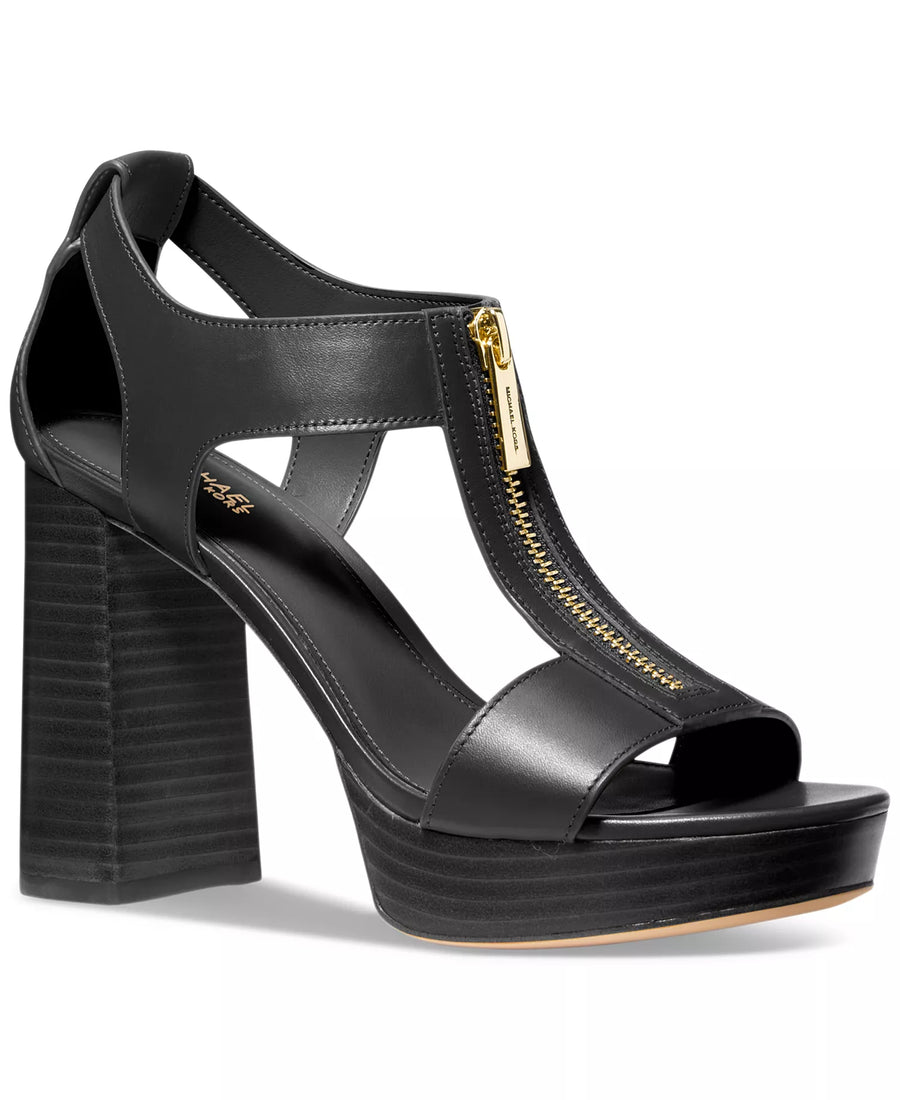 Michael Kors Women's Berkley Mid Platform T-Strap Sandals