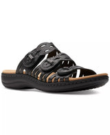 Clarks Laurieann Ruby Scalloped Twist Strap Slide Sandals