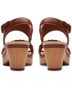 Clarks Seannah Step Woven Strap Clog-Style Platform Sandals 